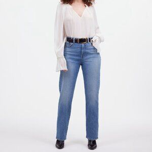 Madewell - The Curvy '90s Straight Jean - Size 25 Curvy - Rondell Wash